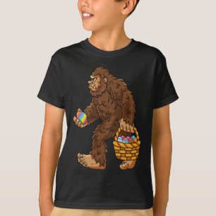 Camiseta Chicas de Huevos en Bigfoot Easter Day Niños diver