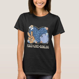 Camiseta Chicas de impresión de leopardo de los amantes de