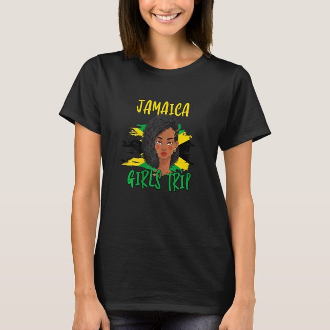Camiseta Chicas de Jamaica viajan escuadrón de novias para  (Anverso)