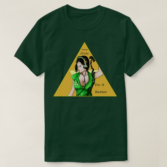 Camiseta Chicas de juego (Diseño del anverso)