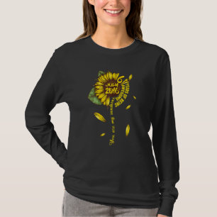 Camiseta Chicas De Julio 2016 Sexto Cumpleaños Del Girasol