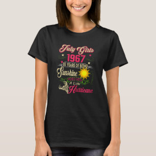 Camiseta Chicas de julio de 1967 Cumpleaños 55 años