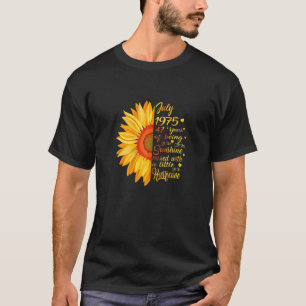 Camiseta Chicas de julio de 1975 Cumpleaños 47 años