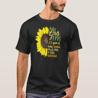 Camiseta Chicas de julio de 1998 23 cumpleaños Sunshin de 2