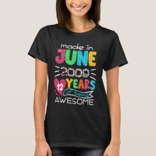 Camiseta Chicas de junio 2009 12º cumpleaños 12 años de eda