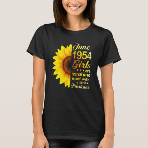 Camiseta Chicas de junio de 1954 69º cumpleaños del girasol