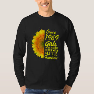 Camiseta Chicas de junio de 1969 Girasol 53 cumpleaños
