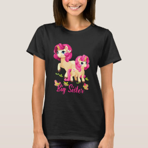 Camiseta Chicas de Kids Unicorn Big Sister 2022