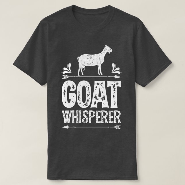 Camiseta Chicas de la cabra Whisperer T Cabras Granjeros Re (Diseño del anverso)