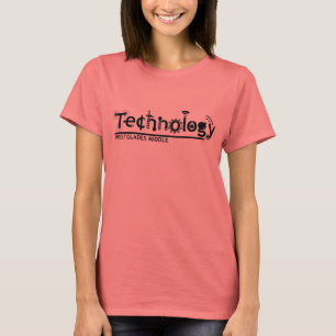 Camiseta Chicas de la clase de tecnología WMS (ringer)