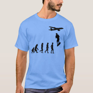 Camiseta Chicas de la evolución de deportes extremos de par