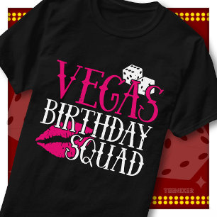 Camiseta Chicas de la Fiesta de Cumpleaños en Vegas Grupo d