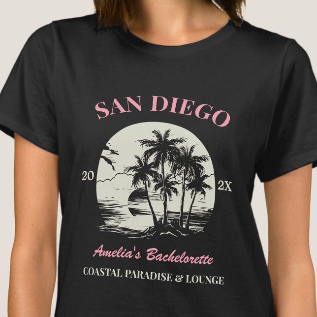 Camiseta Chicas de la fiesta de la bachillerato de la playa (Subido por el creador)