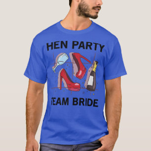 Camiseta Chicas de la fiesta de la novia Zapatos altos para