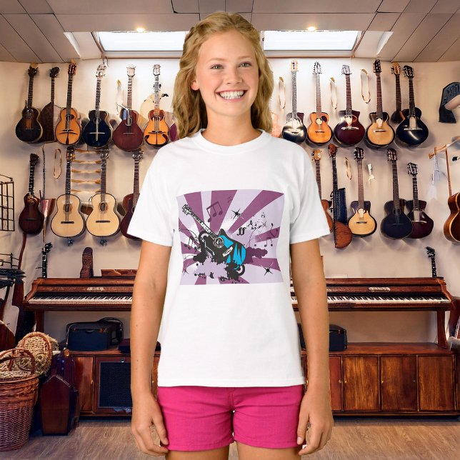 Camiseta Chicas de la guitarra azul (Subido por el creador)