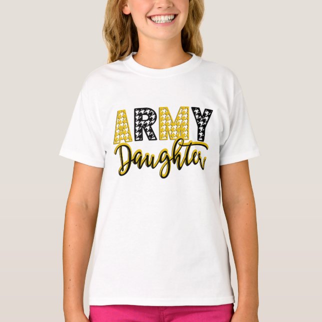Camiseta Chicas de la hija del ejército (Anverso)