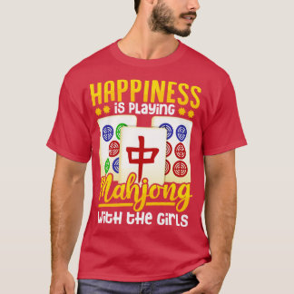 Camiseta Chicas de la jugadora Mahjong regalo divertido