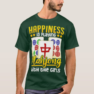 Camiseta Chicas de la jugadora Mahjong regalo divertido