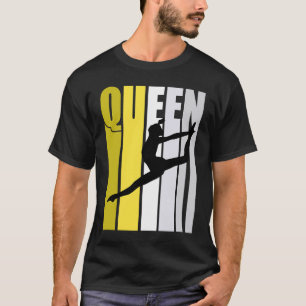 Camiseta Chicas de la Reina de la danza amarilla Concurso d
