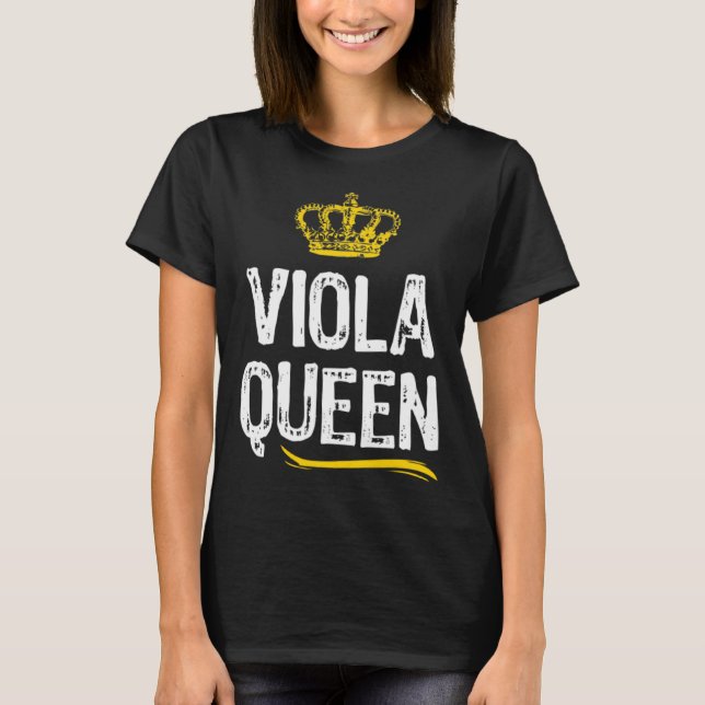Camiseta Chicas de la Reina Viola Jugadora Viollista de Gua (Anverso)