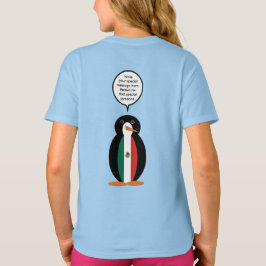Camiseta Chicas de la Señora Pingüino hablando con la bande