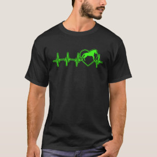 Camiseta Chicas de las Damas Ecológicas de Rider Horse Hear