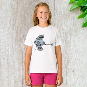 Camiseta Chicas de lavado a presión astronauta