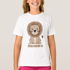 Camiseta Chicas de leones de corte Nombre personalizable