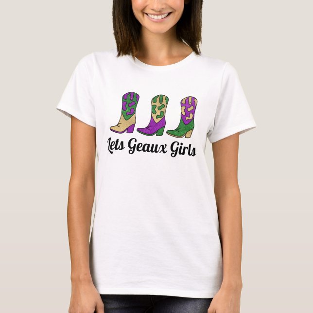 Camiseta Chicas de Lets Geaux Bachelorette (Anverso)