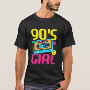 Camiseta chicas de los años 90 Apósito Chica Fiesta de los 