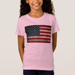 Camiseta Chicas de los Camisas de la Libertad de la Bandera
