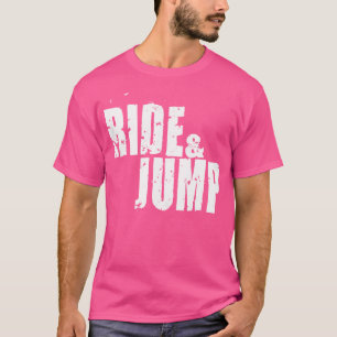 Camiseta Chicas De Los Niños De Ride Jump Motocross Bmx