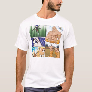 Camiseta Chicas de Manga contra hombre grande