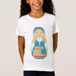 Camiseta Chicas de Matryoshka de Noruega