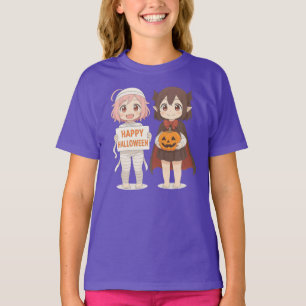 Camiseta Chicas de momia de anime y vampiros