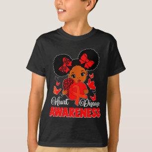 Camiseta Chicas de moño desordenado Conciencia de la enferm