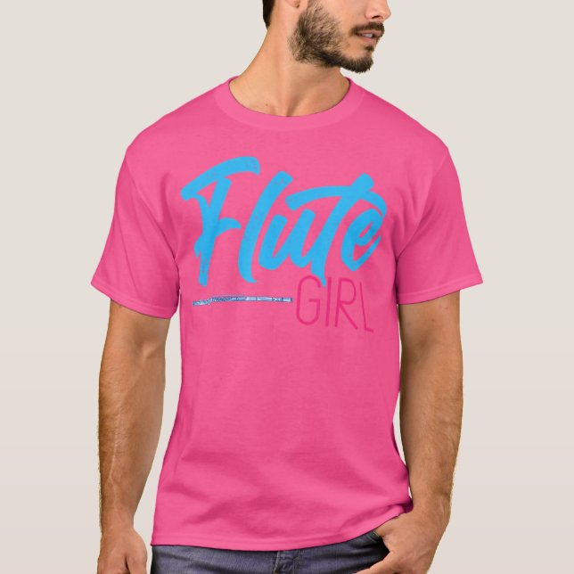 Camiseta Chicas de mujeres fluidas niños regalan una flauta (Anverso)