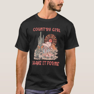 Camiseta Chicas de música de campo retro hacen ruido al crá