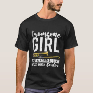 Camiseta Chicas de música trombonista mujeres regalan músic