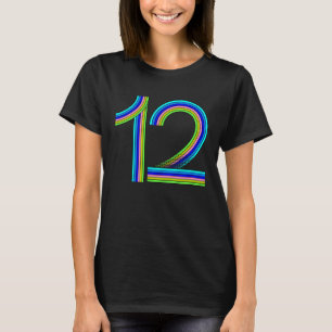 Camiseta chicas de niños arcoiris de 12 años