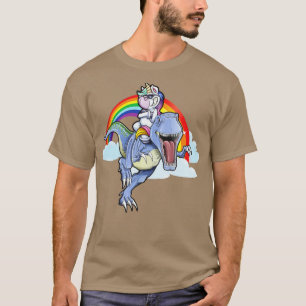 Camiseta Chicas de niños de crosaurios de Rainbow Unicorn R