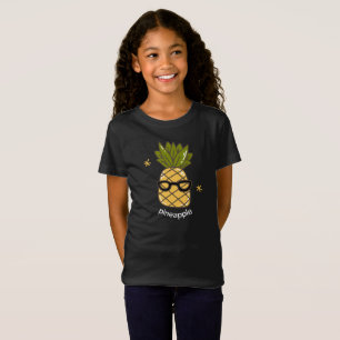 Camiseta Chicas de niños de piña tropical de verano