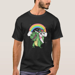 Camiseta Chicas de niños de rex dinosaurios de unicornio
