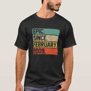 Camiseta Chicas De Niños Vintage Epic Desde Febrero De 13 A