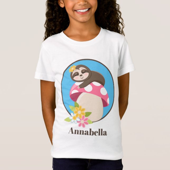 Camiseta Chicas de nombre de adición de lodo corto (Anverso)