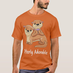 Camiseta Chicas de Otter totalmente adorables Ferret Marten