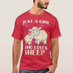 Camiseta Chicas De Oveja Lover Mujeres Agricultoras De Anim