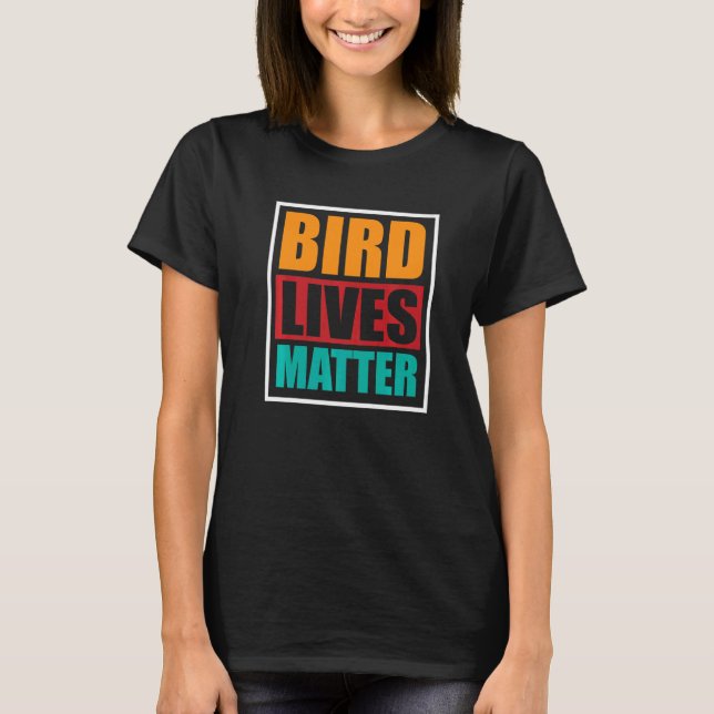 Camiseta Chicas de pájaros Ornitólogo Biólogo Aves Jardín (Anverso)