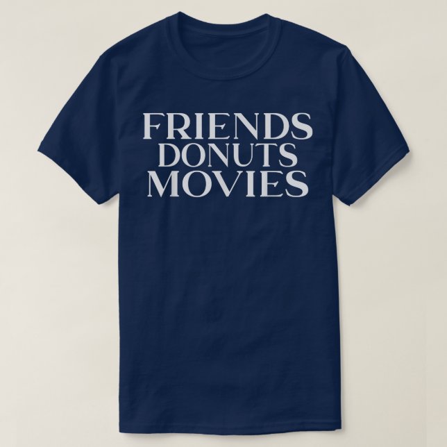 Camiseta Chicas de películas de Amigos Donuts (Diseño del anverso)