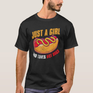 Camiseta Chicas de perros calientes de comida rápida mujere